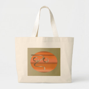 Kürbis Jumbo Stoffbeutel