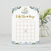 Kürbis-Junge-Herbst-Baby-Shower-Bingo (Stehend Vorderseite)