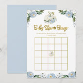 Kürbis-Junge-Herbst-Baby-Shower-Bingo (Vorne/Hinten)