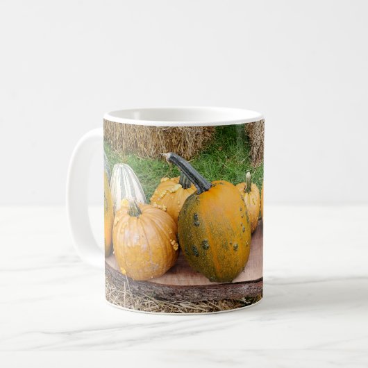 Kürbis Kaffeetasse (Vorderseite Links)