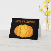 Kürbis Karte (Gelbe Blume)