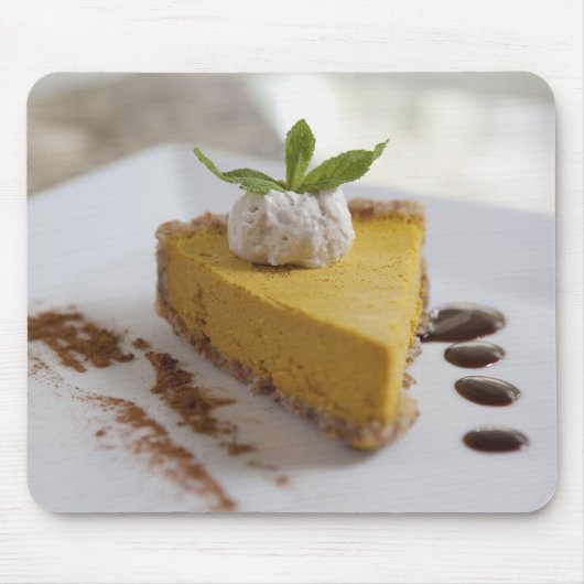 Kürbis-Käsekuchen Mousepad (Vorne)