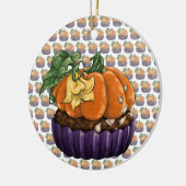 Kürbis Keramik Ornament (Links)