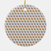 Kürbis Keramik Ornament (Hinten)
