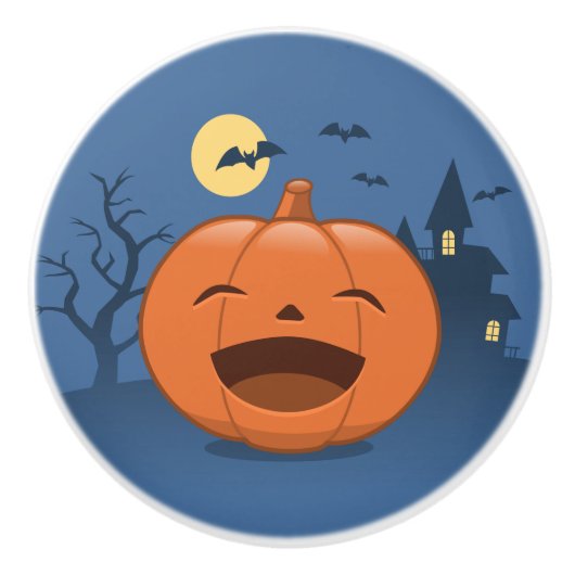 Kürbis Keramikknauf (Vorderseite)