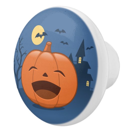 Kürbis Keramikknauf (Rechts)