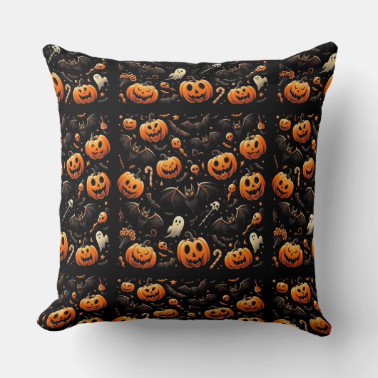 Kürbis Kissen (Vorderseite)