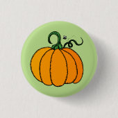 Kürbis-Knopf Button (Vorderseite)