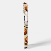 Kürbis, Krähen und Fledermausmuster Case-Mate iPhone Hülle (Rückseite / Links)