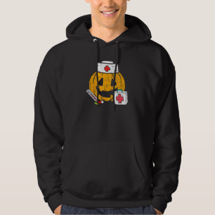 Kürbis-Krankenschwester Jackolantern Halloween Reg Hoodie