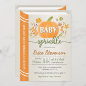 Kürbis-Kürbis-Storybook Neutral-Baby-Sprinkle Einladung (Vorne/Hinten)