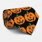 Kürbis-Kürbislaterne-Krawatte Krawatte (Gerollt)