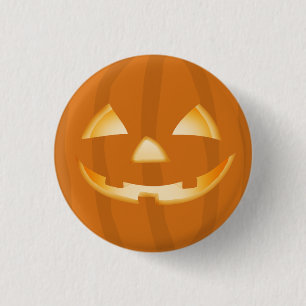 Kürbis-Laternen-Halloween-Spaß-Knopf-Abzeichen Button