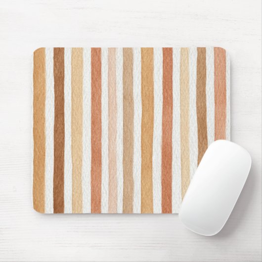 Kürbis-Latte-Blush-Streifen Mousepad (Mit Mouse)