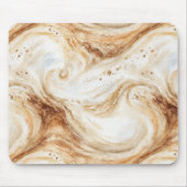 Kürbis-Latte-Cream-Swirls Mousepad (Vorne)