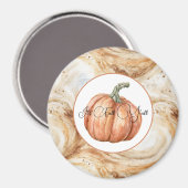 Kürbis-Latte-Mäander Herbst ihr Leute Magnet (Vorderseite/Rückseite)