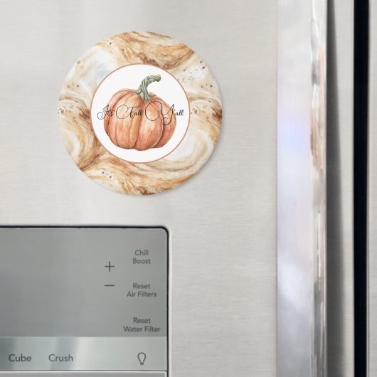Kürbis-Latte-Mäander Herbst ihr Leute Magnet (In Situ (Kühlschrank))