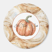 Kürbis-Latte-Mäander Herbst ihr Leute Magnet (Vorne)