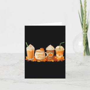 Kürbis-Latte-Sce-Kaffee-Herbstgetränk-Halloween-Au Karte