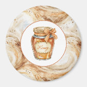 Kürbis-Latte-Strudel Honig Magnet (Vorne)