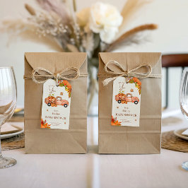 Kürbis-LKW-Anhänger für Baby-Party Geschenkanhänger