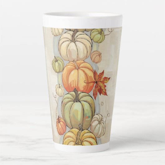 Kürbis Milchtasse (Vorderseite)