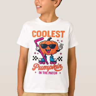 Kürbis mit dem coolsten Fleck – Roller Hockey Spaß T-Shirt
