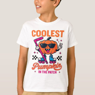 Kürbis mit dem coolsten Fleck – Roller Hockey Spaß T-Shirt