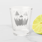 Kürbis mit Gesicht Schnapsglas (Rückseite)