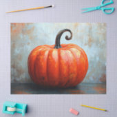 Kürbis mit Krümmung Seidenpapier (Basteln)