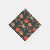 Kürbis-nahtloses Design Serviette (Ecke)