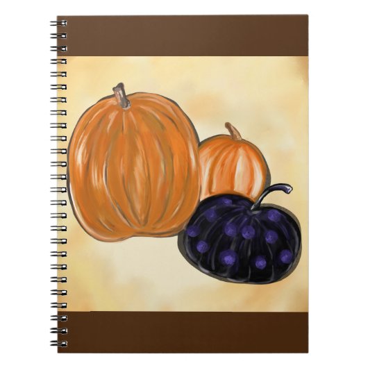 Kürbis Notizblock (Vorderseite)