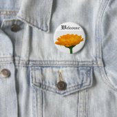 Kürbis-Orange Button (Beispiel)