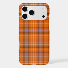 Kürbis Orange Karo Retro-Farben iPhone-Hülle