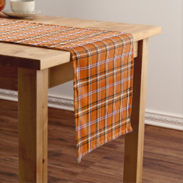 Kürbis-Orange-Karot-Retro-Farben-Tischläufer Kurzer Tischläufer