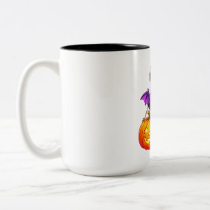 Kürbis-Pal-Schläger mit violetter Cape Zweifarbige Tasse