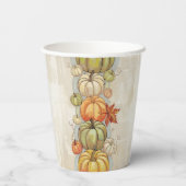 Kürbis Pappbecher (Rückseite)