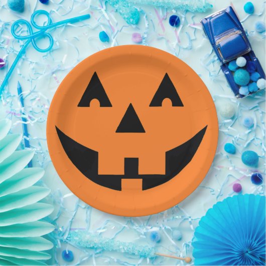 Kürbis-Pappteller Pappteller (Party)
