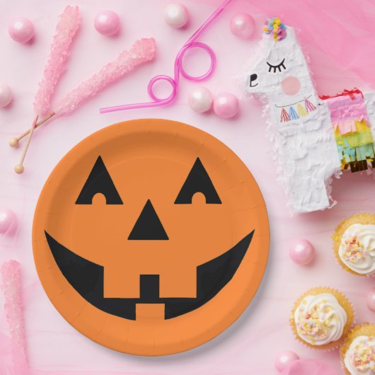 Kürbis-Pappteller Pappteller (Party)