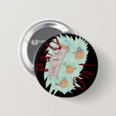 Kürbis Party! Button (Vorne & Hinten)