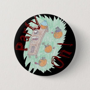 Kürbis Party! Button