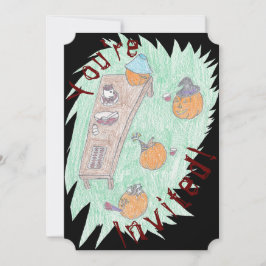 Kürbis Party! Einladung