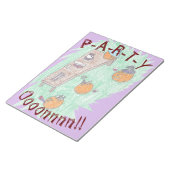 Kürbis Party! Notizblock (angewinkelt)