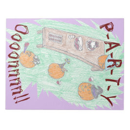 Kürbis Party! Notizblock