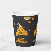 Kürbis-Party Pappbecher (Links)