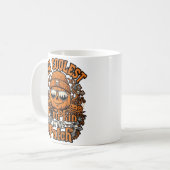 Kürbis-Patch-Halloween-Mütze-Sonnenbrille coolster Kaffeetasse (Vorderseite Links)