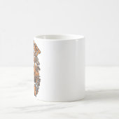 Kürbis-Patch-Halloween-Mütze-Sonnenbrille coolster Kaffeetasse (Mittel)