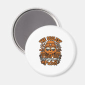 Kürbis-Patch-Halloween-Mütze-Sonnenbrille coolster Magnet (Vorderseite/Rückseite)