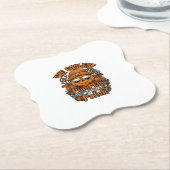 Kürbis-Patch-Halloween-Mütze-Sonnenbrille coolster Untersetzer (angewinkelt)