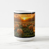 Kürbis-Patch mit Herbstzauber Kaffeetasse (Mittel)